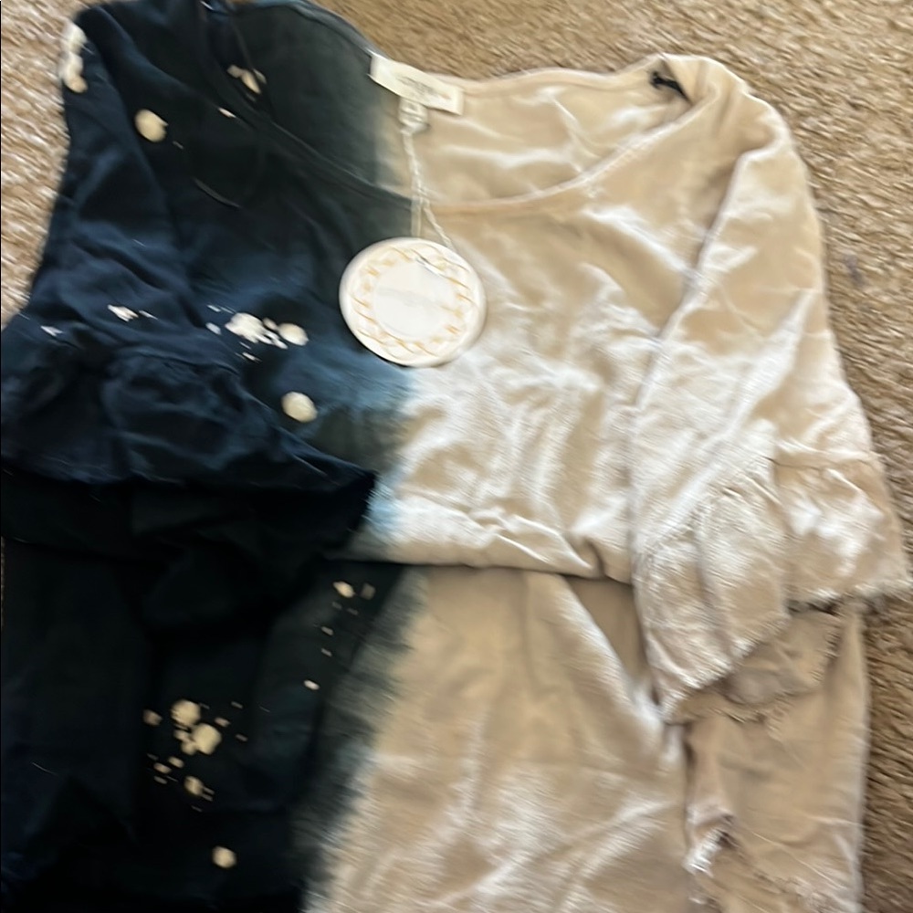 Stylish Two-Tone Top